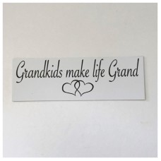 Grandparent Sign Granma Pa Grandad Nanna Tin/Plastic Wall Plaque House Country   302241476185